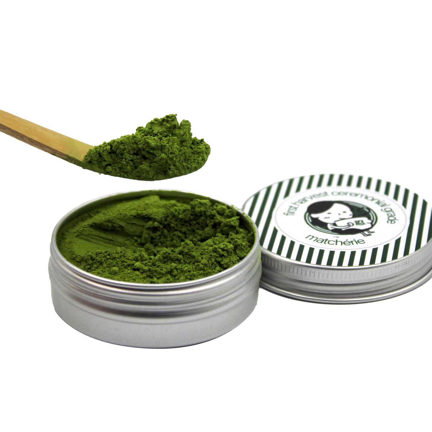 Matchérie Shinobi 20g First Harvest Ceremonial Grade Matcha Scoop with Chashaku